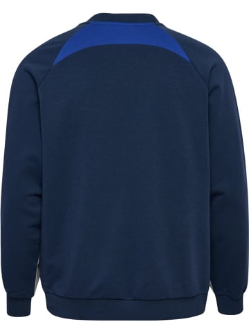 Hummel Pullover "Hmloversized Iconic Crew CH" in Blau