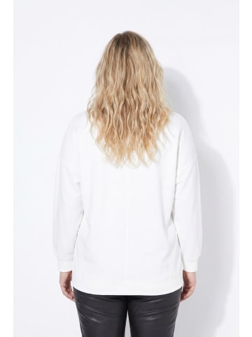 Ulla Popken Sweatshirt in offwhite