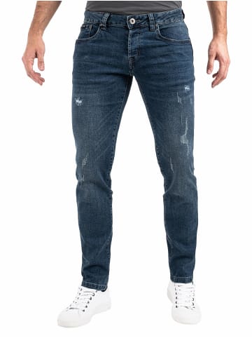 PEAK TIME  Slim-fit-Jeans München in Middle Blue