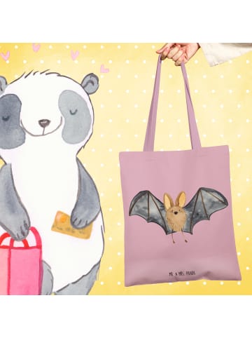 Mr. & Mrs. Panda Tote Bag Fledermaus Flügel ohne Spruch in Rosa Pastell