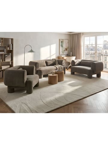 Beliani 3-tlg Sitzgruppe HOGBO in Braun