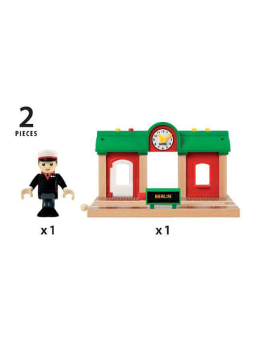 Brio Brio Aktionsspiel Sprechender Bahnhof in bunt