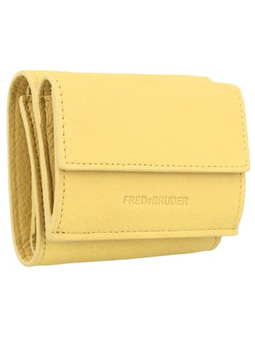 FREDs BRUDER Bobonia Geldbörse Leder 10.5 cm in capri yellow