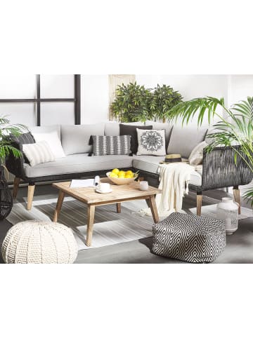 Beliani Kissenbezug ALCAMO in Grau - (W) 200 x (H) 10 x (L) 67 cm