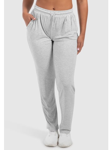 SMILODOX Jogginghose Brielle Modal in Grau Melange