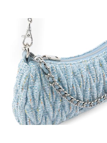 Seidenfelt Floro Schultertasche 45 cm sea blue