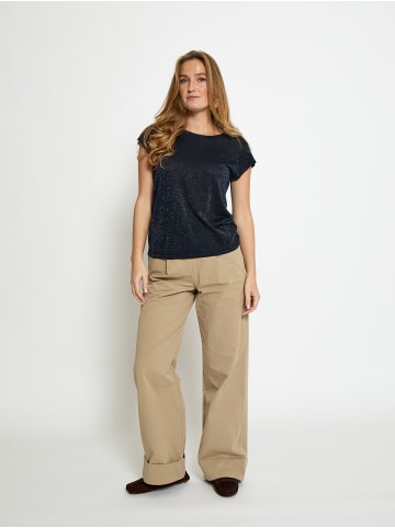 minus T-Shirt in Black iris Metal.