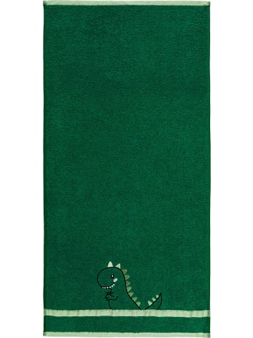 Erwin Müller Frottier Kinder-Badetuch Dino in grün