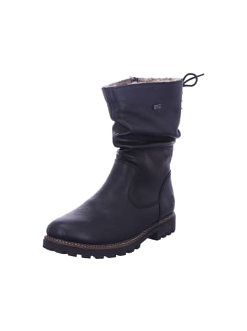 remonte Winterstiefeletten in schwarz/schwarz