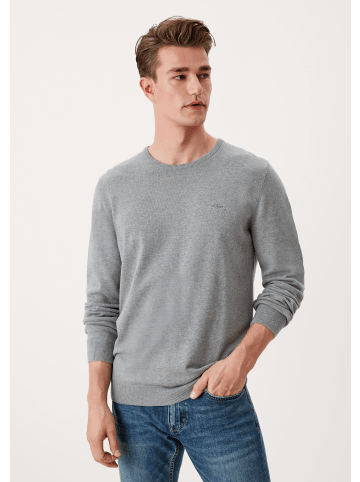 s.Oliver Pullover langarm in Grau