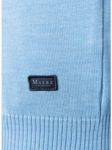 März Pullunder V-Ausschnitt Superwash Classic Fit in Dyson blue