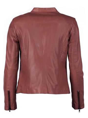 JCC Lederjacke Lida in bordeaux