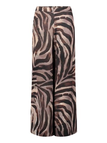 Vera Mont Marlene-Hose mit Animalprint in Brown/Cream