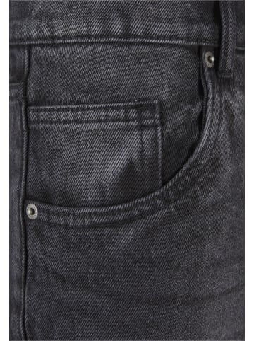 Urban Classics Jeans Shorts in black washed