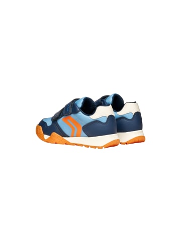 Geox Sneakers Basse aus Leder Kind J Ran E Avio Hell