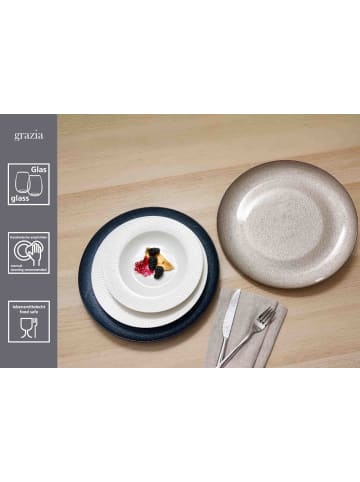 Ritzenhoff & Breker 4er Set Platzteller Grazia ø 33 cm in Creme