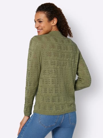 WITT WEIDEN Ajour-Pullover in schilf-meliert