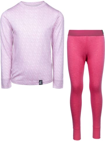 Trespass Kinder Funktionsunterhose "Alec Base Layer Set" in Rot
