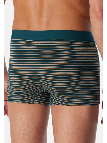 Schiesser Retro Short / Pant 95/5 Cotton in Petrol / schwarz