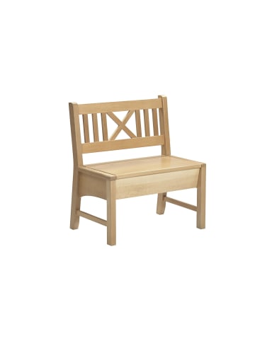 58 aufm Kessel SITZBANK Deborah 77 x 52 x 87 Massivholz Buche lackiert/Weinrot
