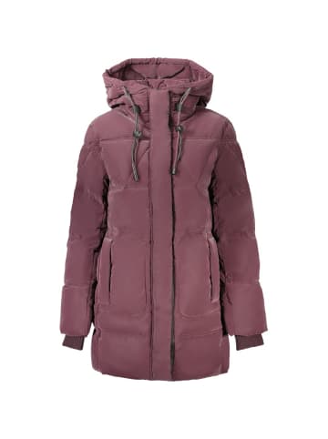 Desigual Lila Polyurethan Damen Jacke mit Kapuze