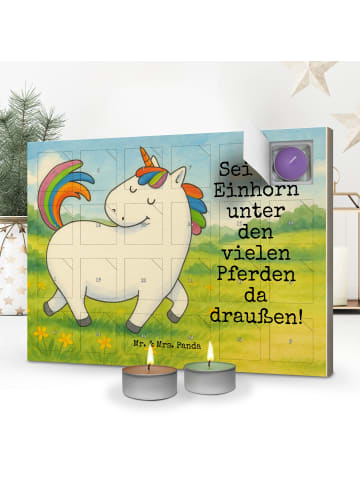 Mr. & Mrs. Panda Duftkerzen Adventskalender Einhorn Stolzieren D... in Weiß
