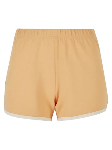 Urban Classics Hotpants in paleorange/whitesand