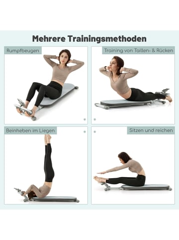 COSTWAY Sit up Bank klappbar in Blau