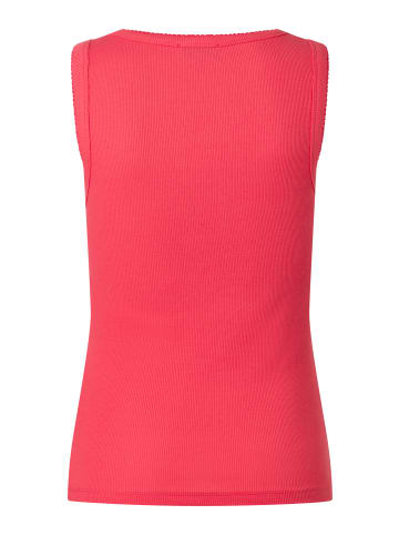 More & More schmales Tank-Top, gerippt in koralle