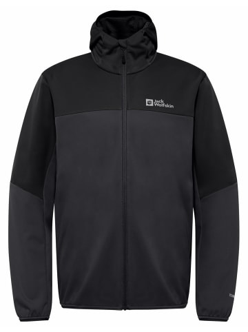 Jack Wolfskin Softshelljacke für Herren in Schwarz