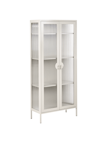 Beliani Büroschränke GLEORA in Beige - (W) 80 x (H) 180 x (L) 35 cm