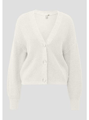 QS Strickjacke in 02W0_ecru