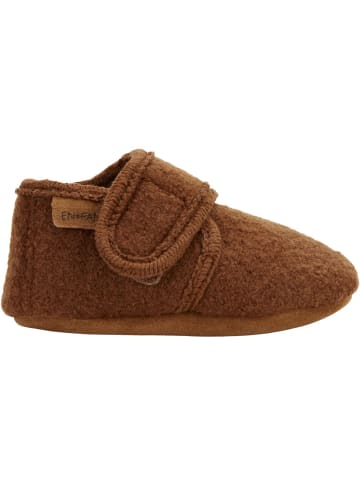 En Fant Kinder Slipper "Baby Wool slippers" in Braun