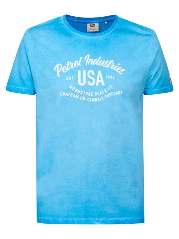 Petrol Industries T-Shirt Moonstone in Blau