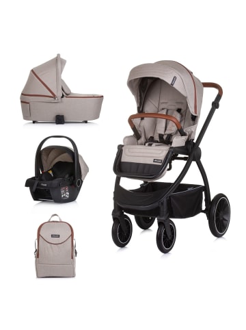 Chipolino Kombikinderwagen 3in1 Prestige in natur