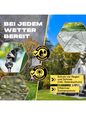 Where Tomorrow Pop Up Pavillon Dunkelgrün  grün