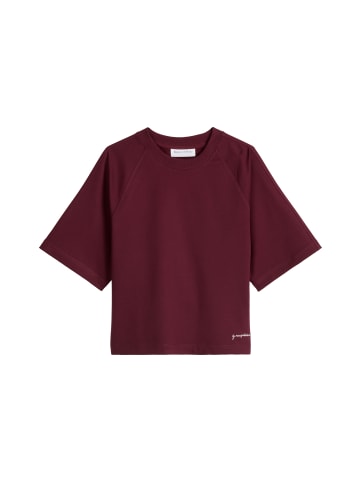 Marc O'Polo DENIM DfC Kurzarm-Sweatshirt relaxed in Merlot Red