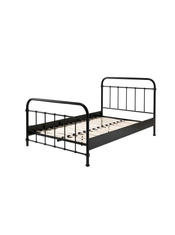 58 aufm Kessel METALLBETT Karlyn 210x111x129 aus Metall in Schwarz