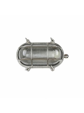 Licht-Erlebnisse Außen Wandlampe (B)21 x (H)13 cm in Nickel matt