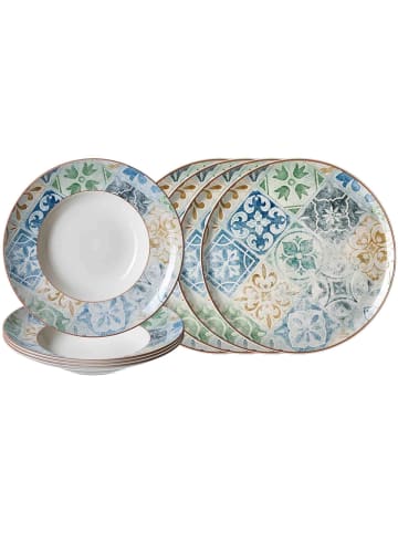 Ritzenhoff & Breker 8er Set Pizza & Pasta Set Roma Antica in grün