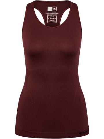 Hummel Hummel T-Shirt Hmltif Yoga Damen Feuchtigkeitsabsorbierenden Nahtlosen in BITTER CHOCOLATE