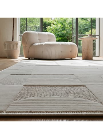 KADIMA DESIGN Teppich In-/Outdoor Kurzflor 3D-Muster Polypropylen Balkon