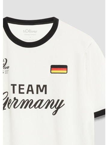 s.Oliver T-Shirt in 02D1_creme