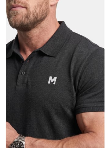 Men Plus Poloshirt in schwarz