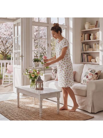 REDBEST Single-Jersey Nachthemd in weiß