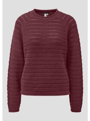 QS Strickpullover in 3903_bordeaux