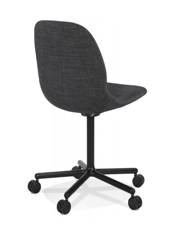 KADIMA DESIGN Bürostuhl POLARIS Ergonomisch Metall Textil | Modern Elegant in Anthrazit