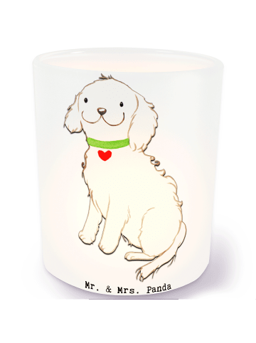 Mr. & Mrs. Panda Glas Teelichthalter Bolonka Zwetna Lebensretter... in Transparent