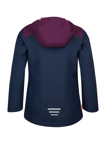 Trollkids Regenjacke "Bergen" in Marineblau/Violett