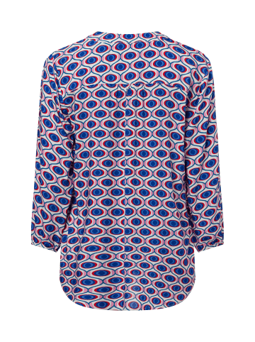 Franco Callegari Bluse Lola in blau rot - 0002